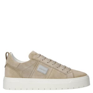 Metal moose suède sneakers beige