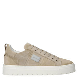 Metal moose suède sneakers beige