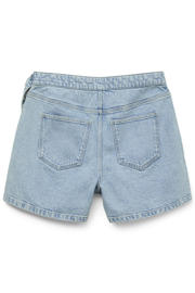 thumbnail: VERO MODA regular high waist denim short light blue denim