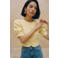 VERO MODA regular blazer lichtgeel