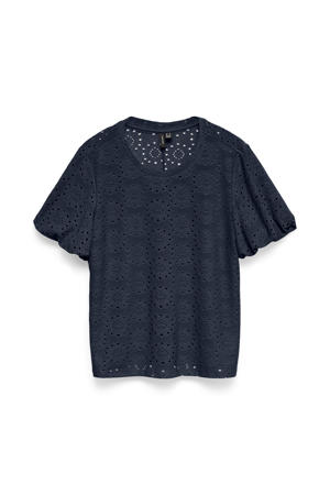 top ajour marineblauw