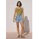VERO MODA top ajour olijfgroen