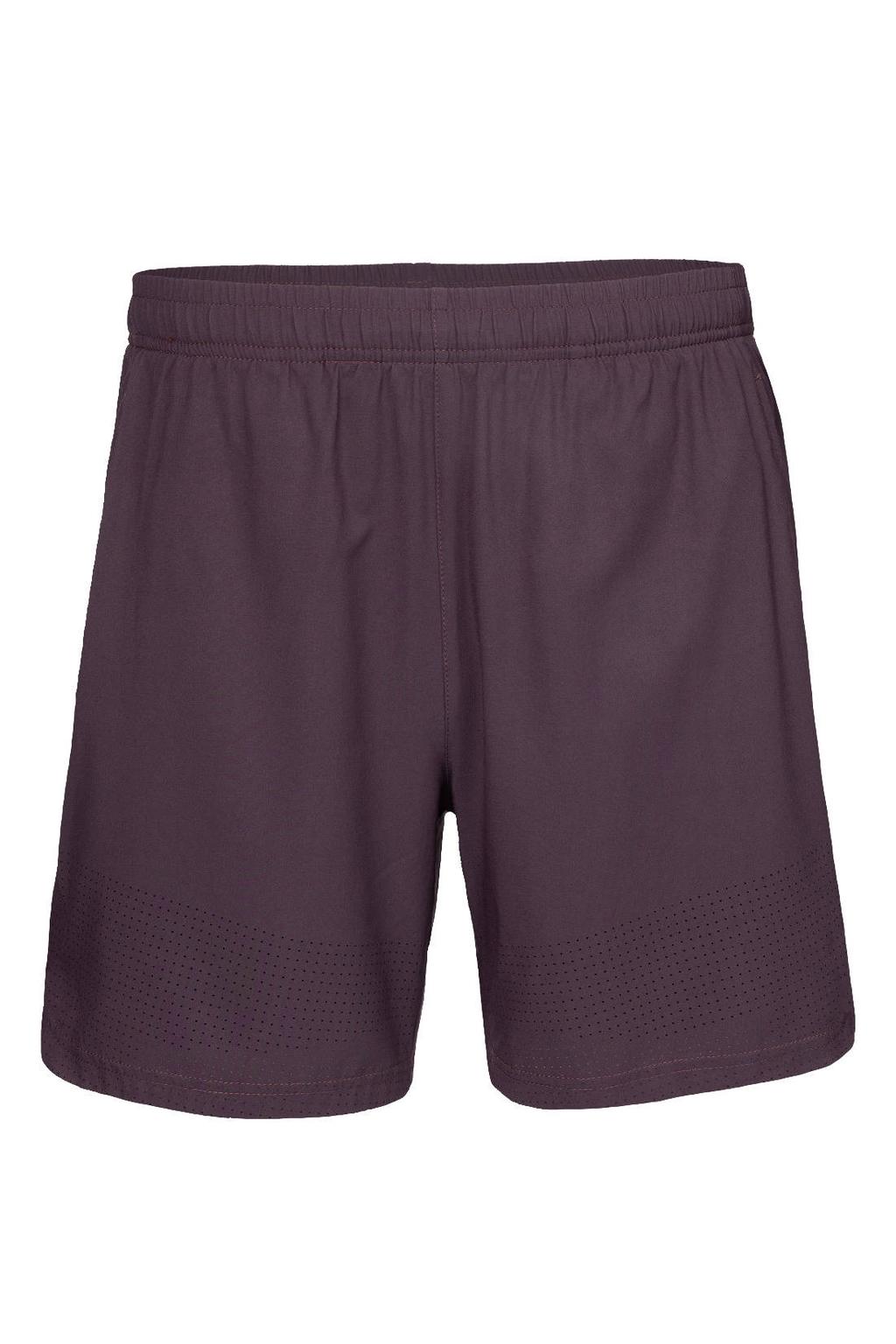Donkerblauwe heren The Indian Maharadja 2-in-1 sportshort van polyester met elastische tailleband met koord en effen