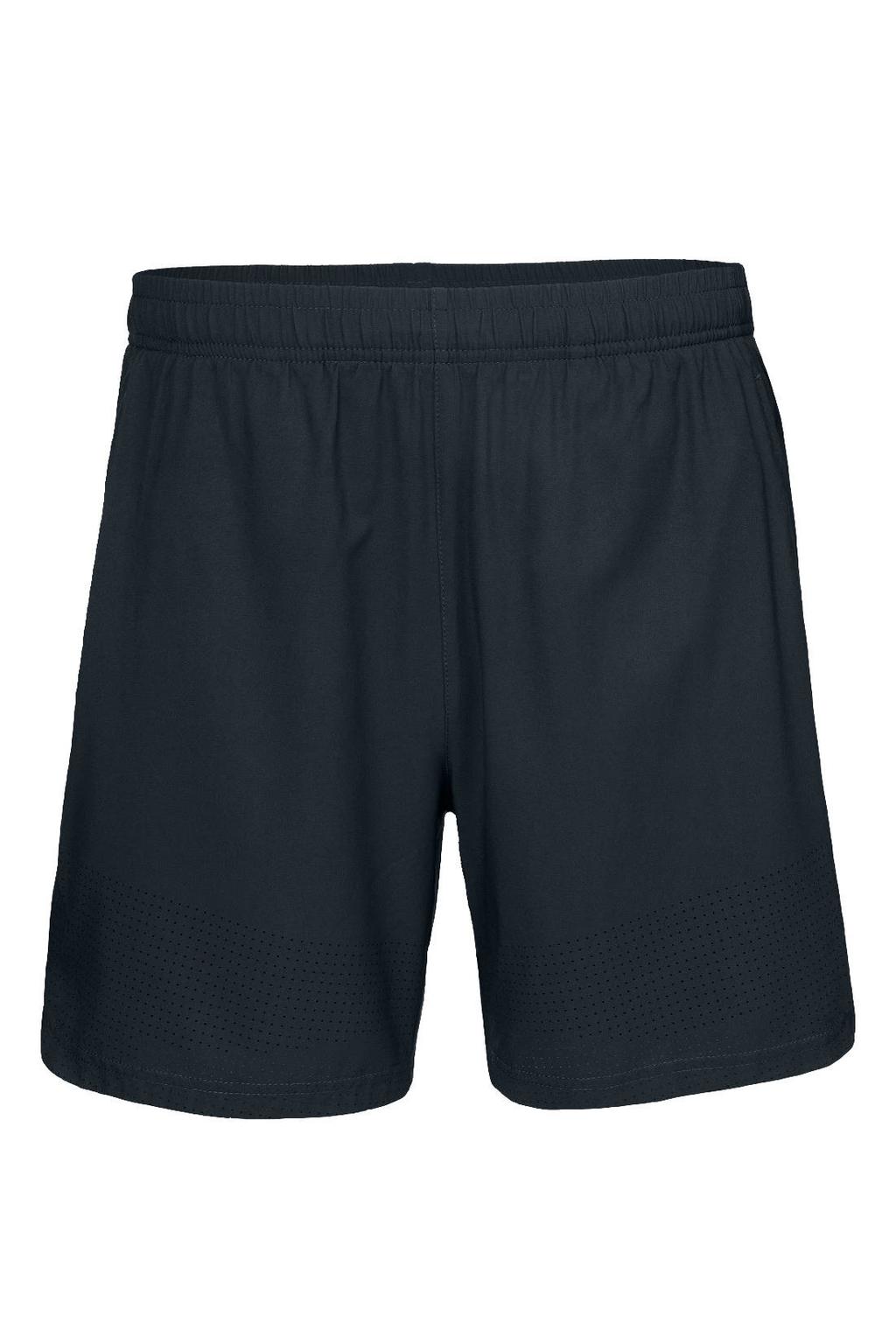 Grijze heren The Indian Maharadja 2-in-1 sportshort van polyester met elastische tailleband met koord en effen