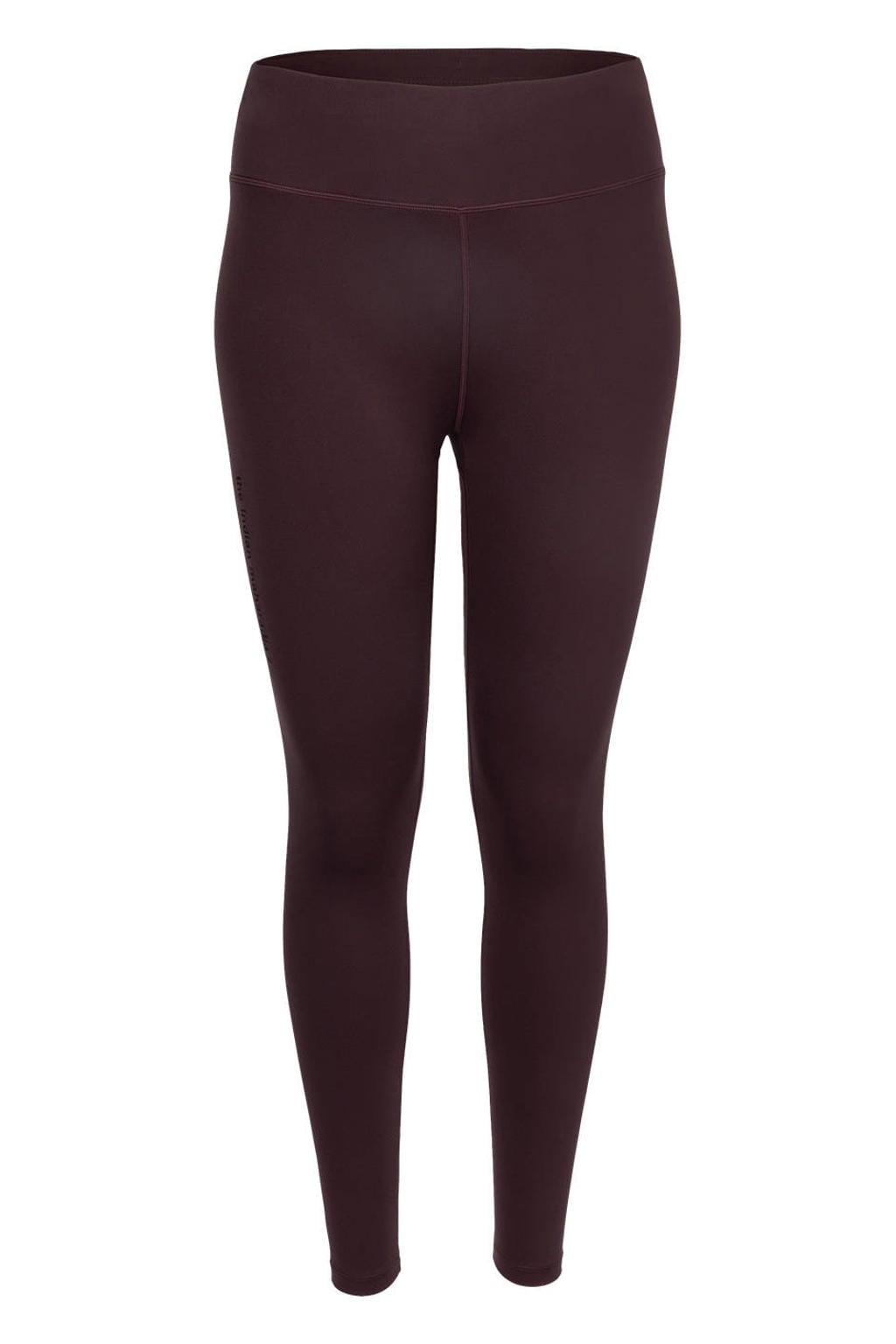 Donkerblauwe dames The Indian Maharadja sportlegging van polyester met regular waist en effen