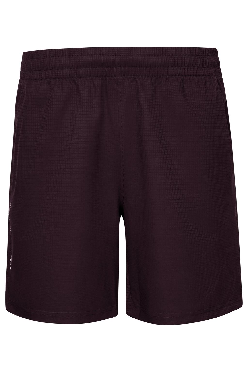 Donkerblauwe heren The Indian Maharadja Senior sportshort van polyester met elastische tailleband met koord
