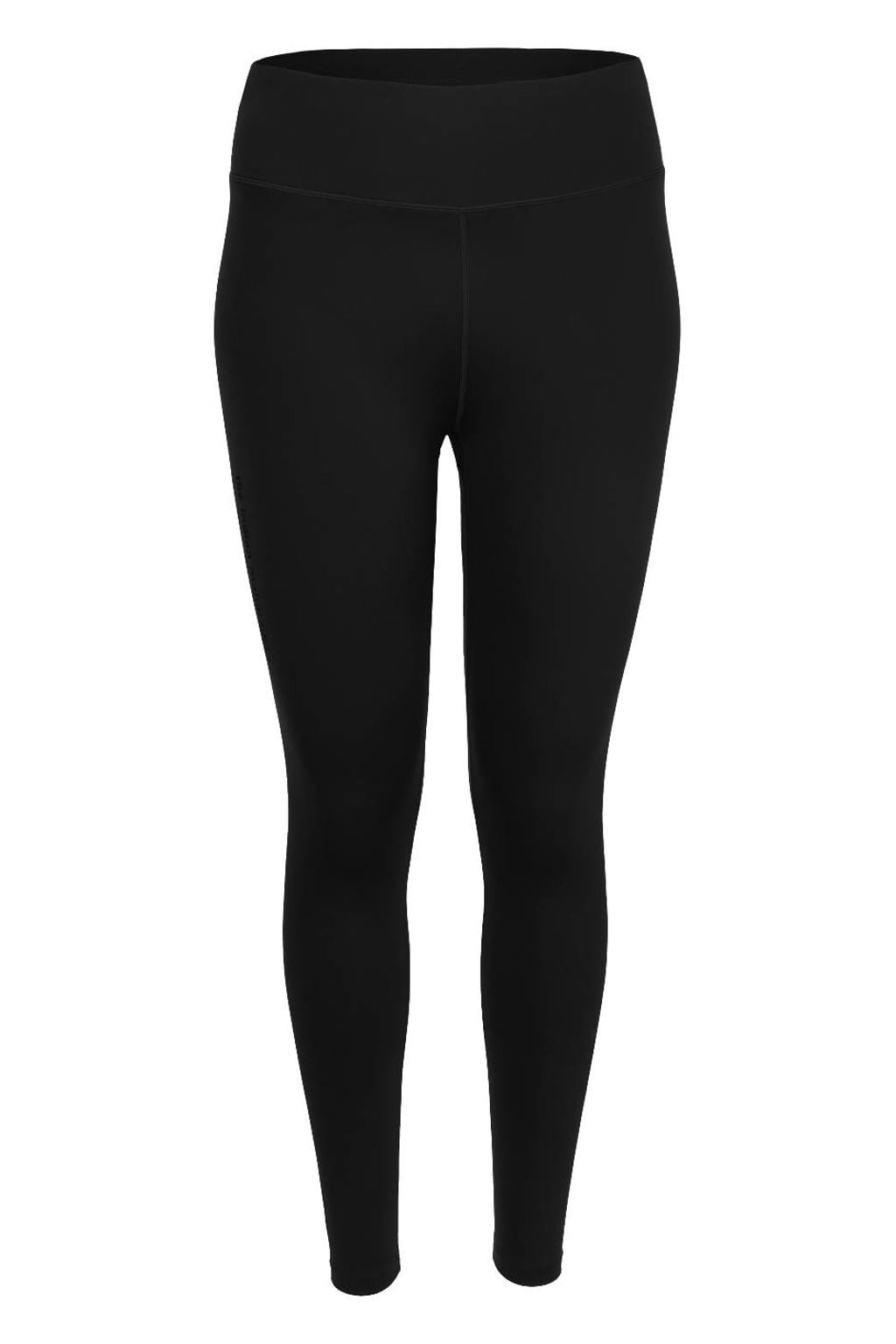 Zwarte dames The Indian Maharadja sportlegging van polyester met regular waist en effen