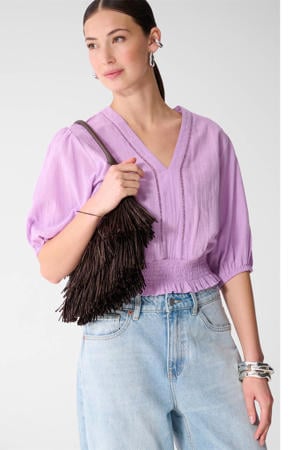 top - roze