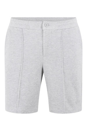 regular fit casual short - grijs
