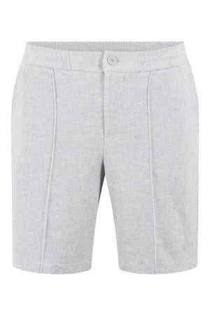 regular fit casual short - grijs