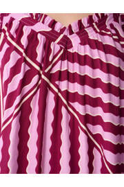 thumbnail: Shoeby viscose midi jurk met print - roze