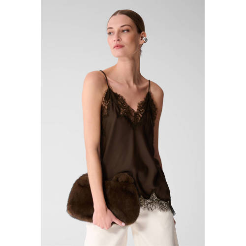 Shoeby asymmetrische top bruin afbeelding