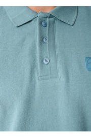 thumbnail: Shoeby regular fit polo met logo - donkergroen