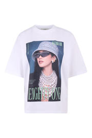 thumbnail: Shoeby T-shirt met printopdruk wit