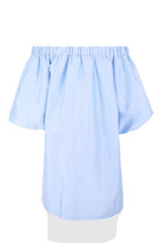 thumbnail: Shoeby off shoulder jurk lichtblauw