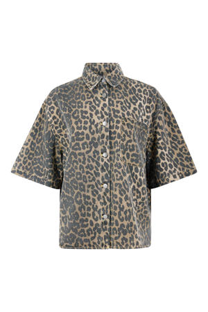 blouse bruin