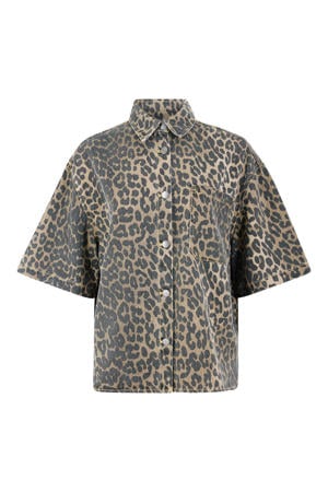 blouse bruin