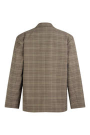 thumbnail: Shoeby Studio geruit oversized blazer bruin