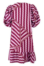 thumbnail: Shoeby viscose korte zomerjurk met print - roze