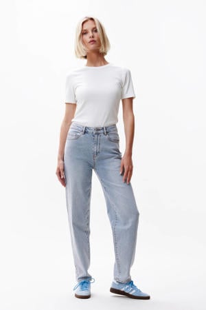 barrel jeans light blue denim