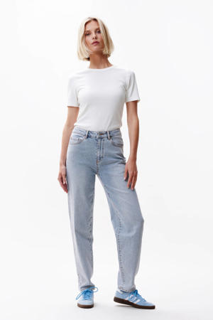 barrel jeans light blue denim