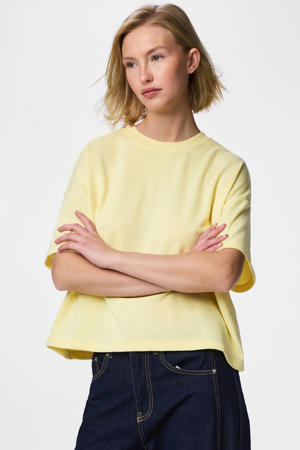 sweater PCCHILLI lichtgeel