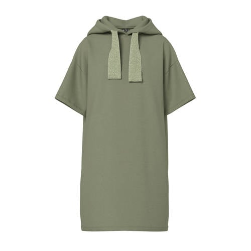 PIECES loungejurk met capuchon PCCHILLI kakigroen afbeelding