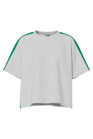 T-shirt PCCHILLI grijs/groen