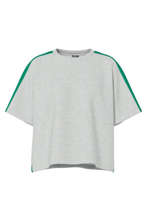 T-shirt PCCHILLI grijs/groen