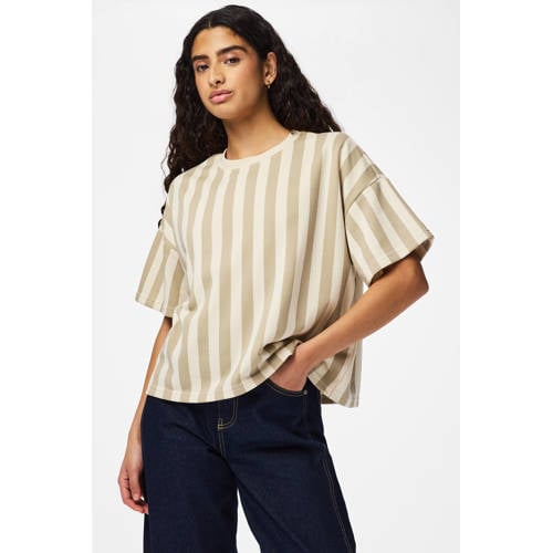 PIECES loungetop PCCHILLI beige/ecru afbeelding
