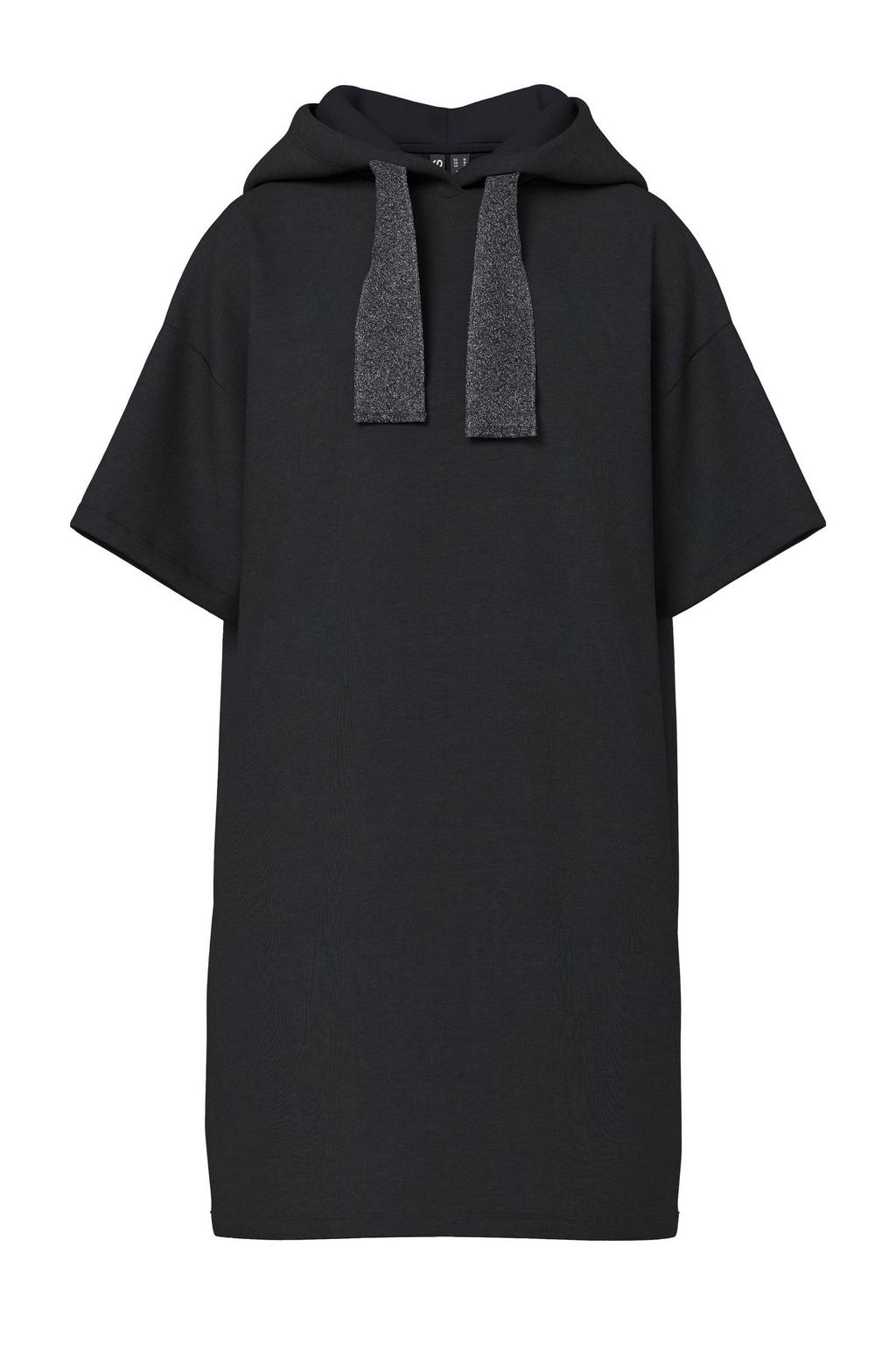 PIECES loungejurk met capuchon PCCHILLI zwart