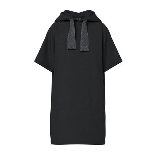 PIECES loungejurk met capuchon PCCHILLI zwart afbeelding