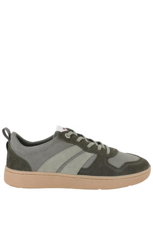 Pallacup Flame suède sneakers groen