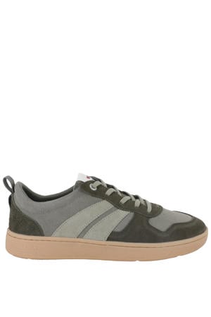 Pallacup Flame suède sneakers groen
