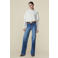 Lois wide leg jeans medium blue denim