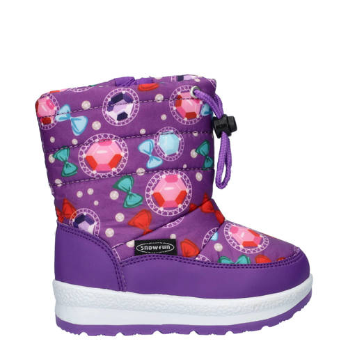 Snow Fun snowboots paars afbeelding