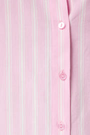 thumbnail: MS Mode gestreepte blouse roze