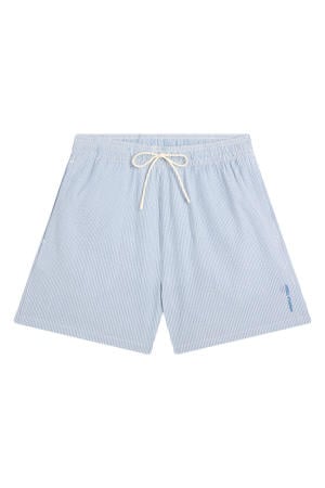 zwemshort Andrew blauw/wit