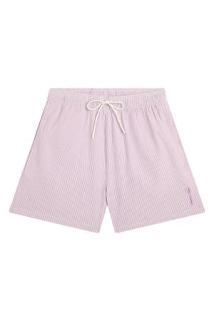 zwemshort Andrew roze/wit