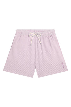 zwemshort Andrew roze/wit
