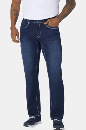 MORTEN loose fit jeans donkerblauw +FIT Collectie Plus Size