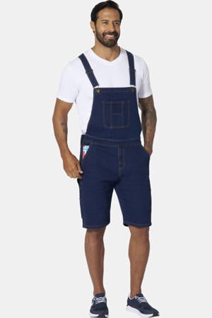 FOCKO loose korte tuinbroek Plus Size donkerblauw