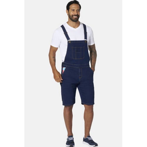 Jan Vanderstorm FOCKO loose korte tuinbroek Plus Size donkerblauw afbeelding