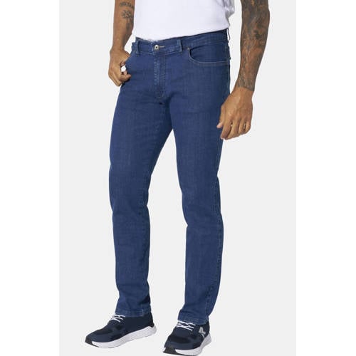 Jan Vanderstorm +FIT Collectie MILOR straight leg jeans Plus Size blauw afbeelding
