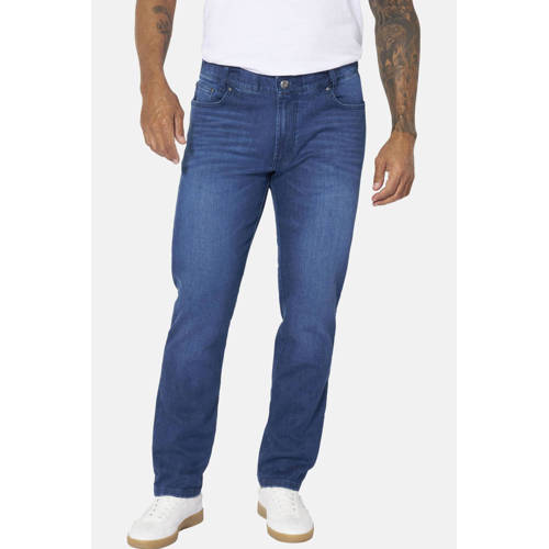 Jan Vanderstorm +FIT Collectie SANDUR regular fit jeans Plus Size blauw afbeelding