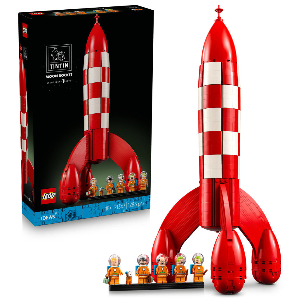 LEGO IDEAS Kuifje maanraket 21367