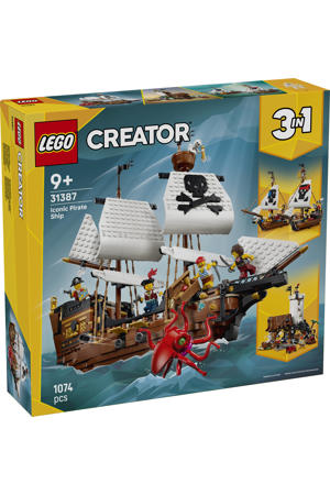 Klassiek piratenschip 31387 