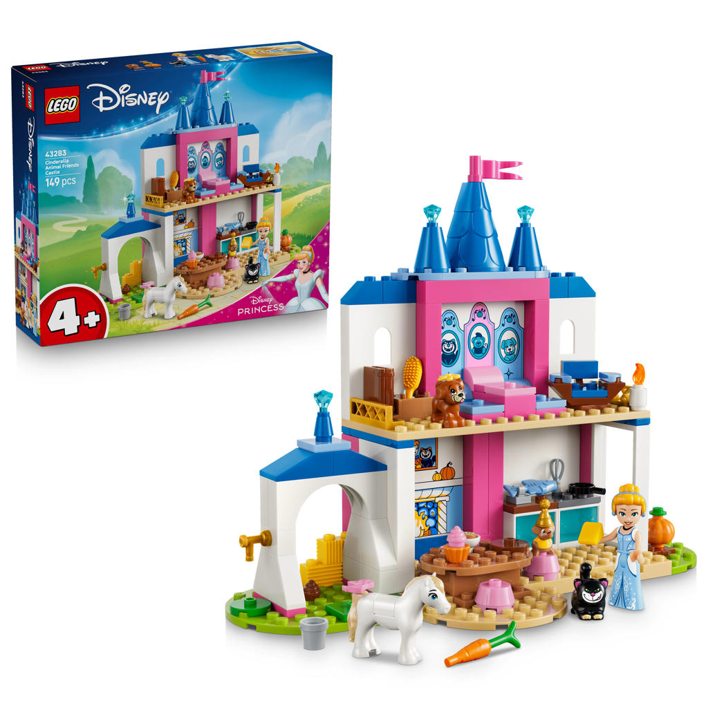 LEGO Disney Princess Assepoesters kasteel met dierenvriendjes 43283
