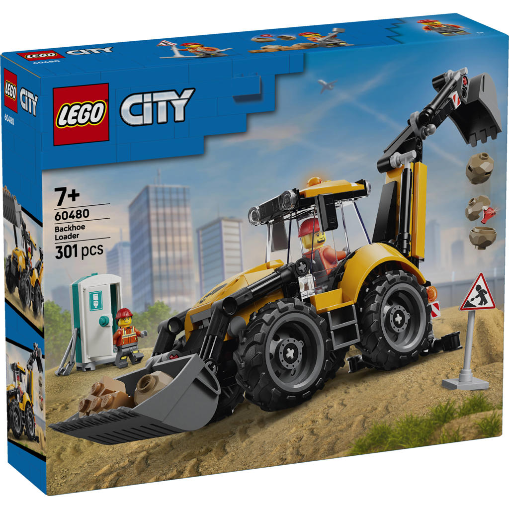 LEGO City Gele graaflaadmachine 60480