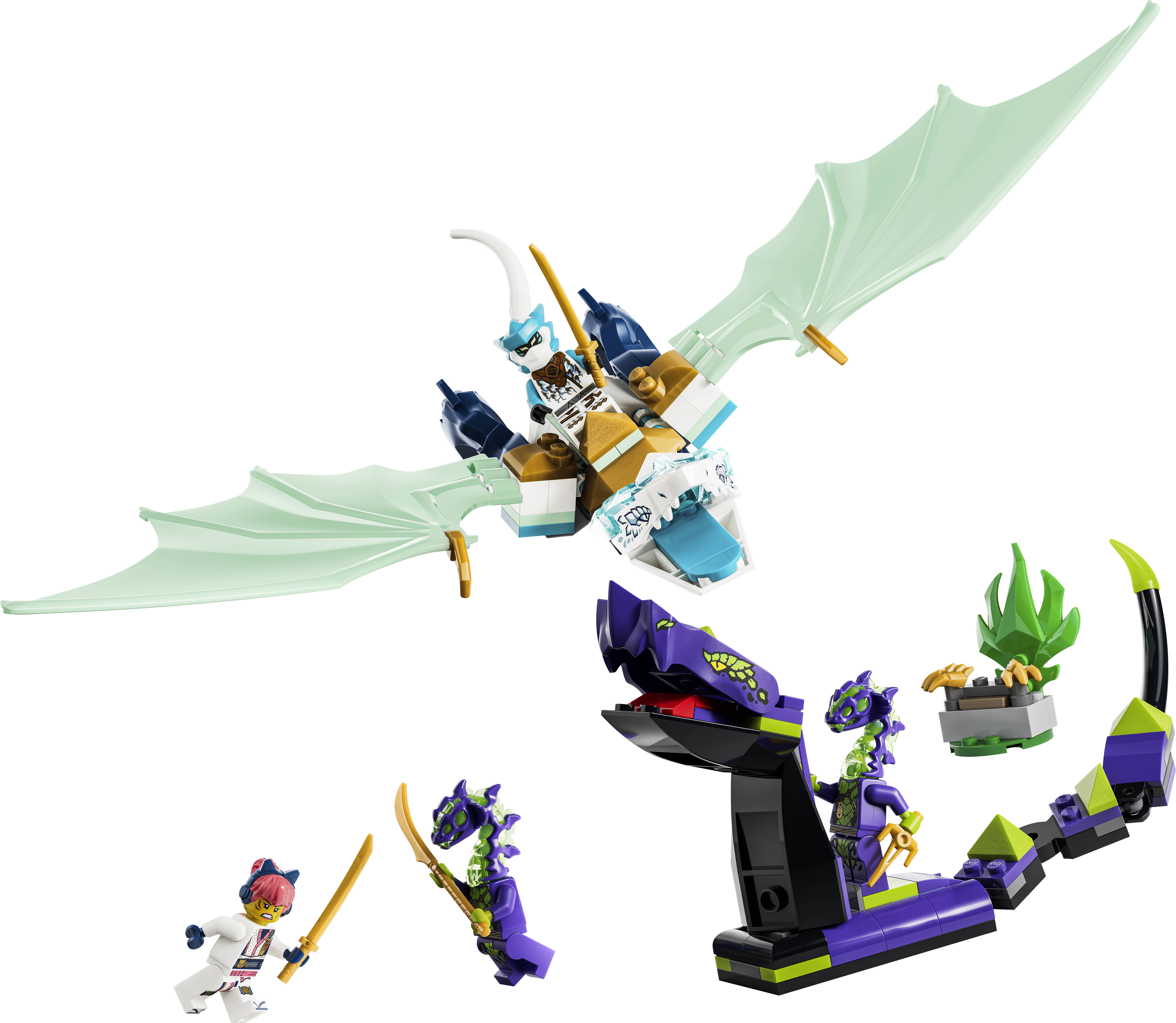 LEGO Ninjago Zane's ijsdraakgevecht 71865 | wehkamp